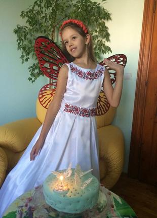 Костюм ангела або метелика для дівчинки 7-10 років1 фото