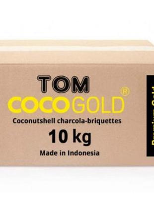 Кокосове вугілля "tom coco gold premium" для кальяну, 10 кг, 7...