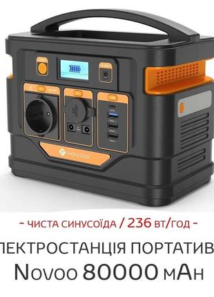 Портативна електростанція novoo 296wh 300w