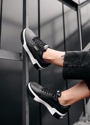 Кросівки puma cali 'black&white'2 фото