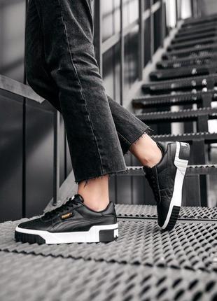 Кросівки puma cali 'black&white'4 фото