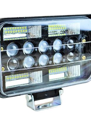 Led фара (1шт) 138w четкая световая граница! ближний + дальний 12-24v (17х11х6см)