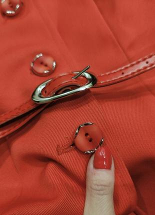 Піджак пиджак блейзер жакет хс, ххс размер 32,34 красный червоний7 фото