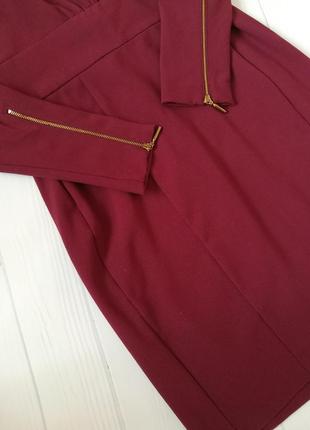 Платье бордового цвета , марсала от h&m2 фото