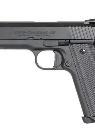 Потужний страйкбольний пістолет colt 1911 tactical, blowback, fu.