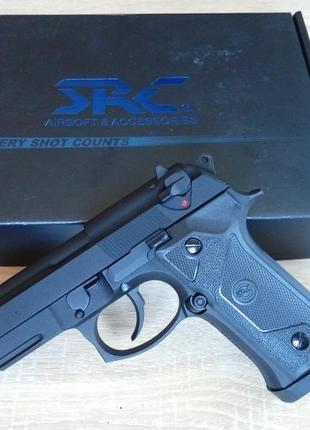 Страйкбольний пістолет src sr92 vertec gbb (beretta m92 vertec)