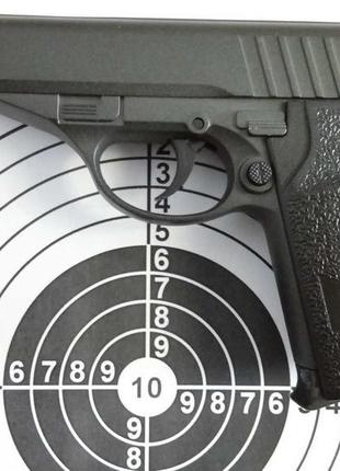 Дитячий страйкбольний пістолет walther pps з металу на кульках