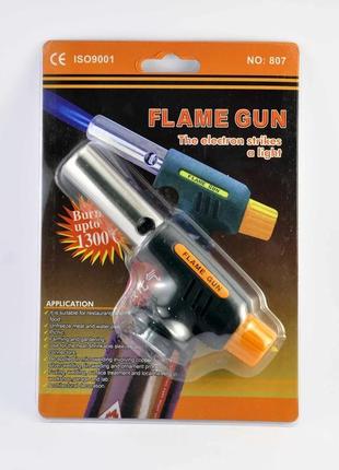 Газовий пальник із п'єзопідпалом flame gun 807