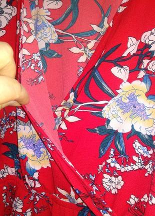 Яркая блуза в цветочный принт6 фото
