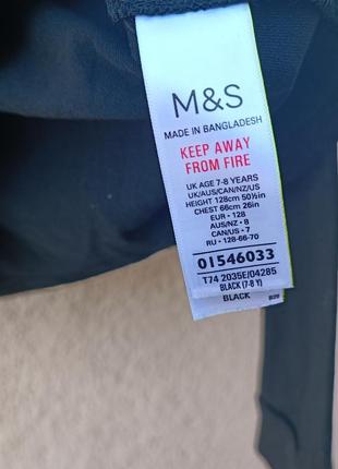 Футболка длинный рукав лонгслив 100% cotton m&amp;s3 фото