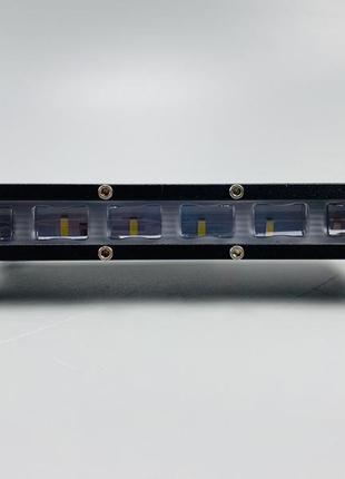 Ультратонкая световая панель для грузовика, светодиодная лампа рабочего освещения 3d, фара led прямоугольная