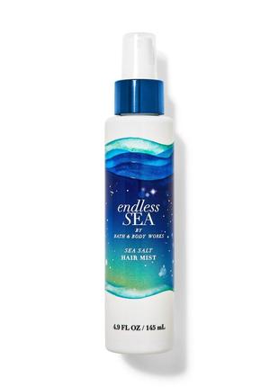 Текстурирующий спрей для волос с морской солью bath & body works endless sea