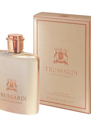 Парфумована вода trussardi scent of gold унісекс 100мл.1 фото