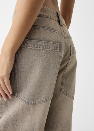Суперширокие вареные джинсы багги со средней посадкой5 фото