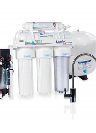 Фільтр зворотного осмосу leader standart ro-5 p