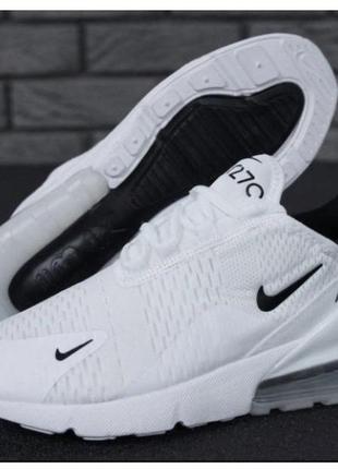 Кросівки унісекс nike air max 270 найкі ейр макс білі white розміри запитуйте