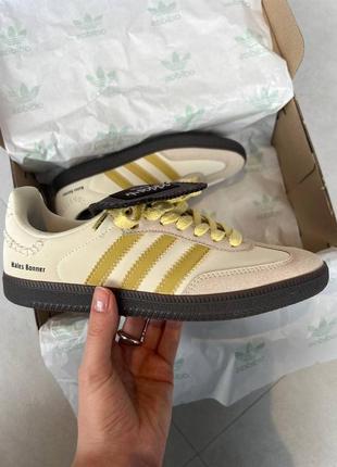 Кроссовки adidas samba х wales &amp; bonnes “ ecu tint brown "1 фото