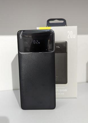 Power bank baseus bipow digital display 30000mah ppbd30k 20w b...