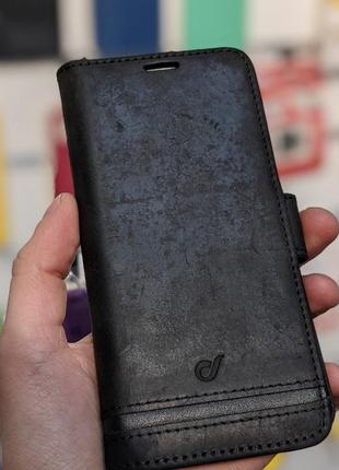 Чохол книжка samsung g960 s9 cellularline чорна шкіра