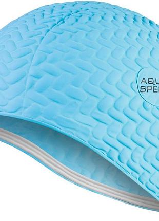Шапка для плавання aqua speed ​​bombastic tic-tac 5715 світло-...
