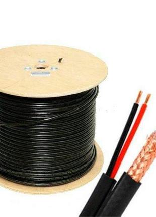 Кабель rg590-cu+2*0.75 pe бухта 305 м