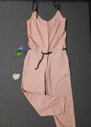 Женский комбинезон из льна