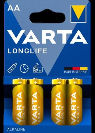 Батарейка varta longlife aa bli 4 alkaline