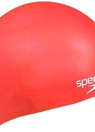 Шапка для плавання speedo moulded silc cap ju червоний дит osf...