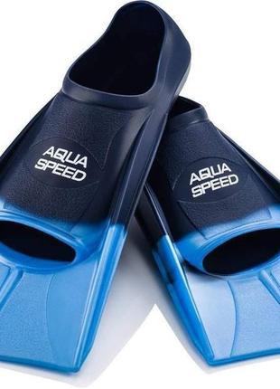 Ласти aqua speed ​​training fins 2733 блакитний, темно-синій у...
