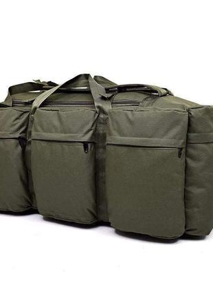 Велика тактична сумка-рюкзак на 90 літрів bt1-90 olive