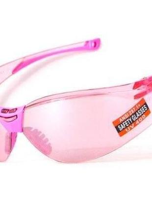Окуляри захисні global vision cruisin (pink), рожеві