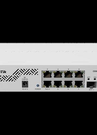 8-портовий гігабітний керований комутатор mikrotik css610-8g-2...