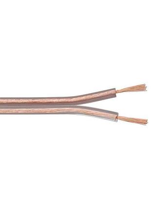 Спікерний кабель 4all audio tsc-207 прозорий кабель 2*0.75 мм