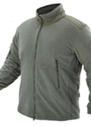 Флісова тактична кофта jacket fleece 011 olive l