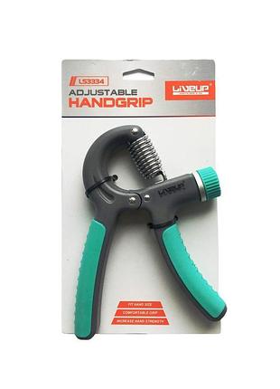 Еспандер для долоні liveup adjustable handgrip (ls3334-g)