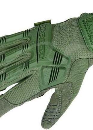 Тактичні рукавички mechanix m-pact® green, m