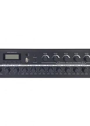 Трансляційний підсилювач потужності sky sound sa-300w (6-zone)