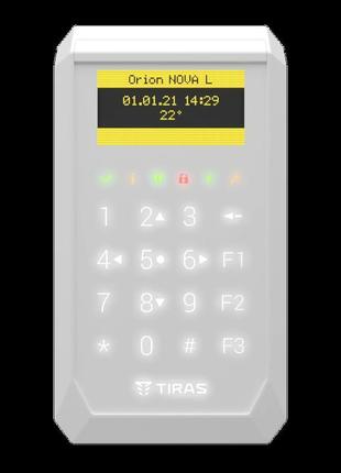 Сенсорна oled клавіатура тірас tiras k-pad oled+ white