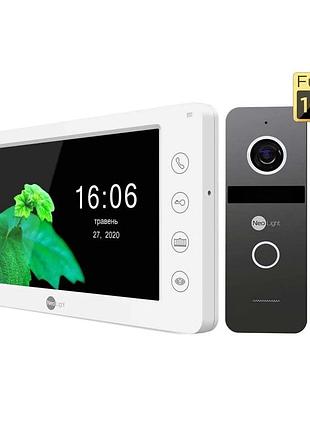 Комплект відеодомофона neolight kappa hd kit graphite