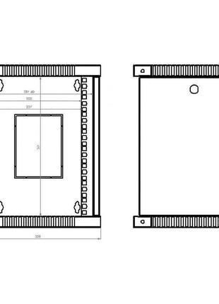 Шафа 10", 8u, 320х300х425 мм (ш*г*в)