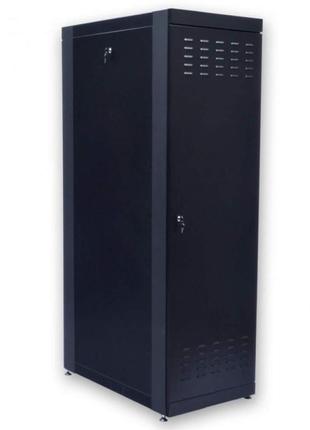 Шафа 19" 42u, 610х1055 мм (ш*г), посилена, чорна