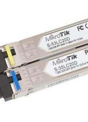 Комплект модулів sfp mikrotik s-35lc20d (s-3553lc20d)