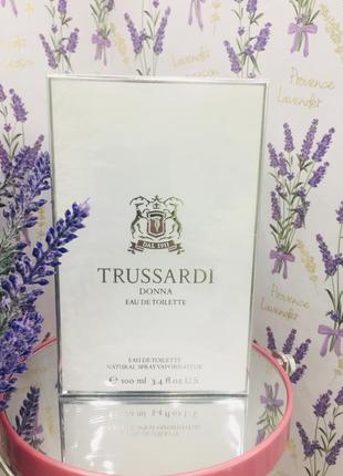 Trussardi donna eau de toilette edt spray 100ml. жіноча парфумерія