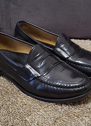 Мужские кожаные туфли лоферы от американского бренда sebago