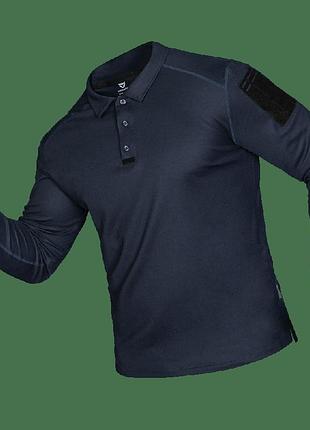 Поло patrol long lt темно-синє (7297), xxl (7297-xxl)