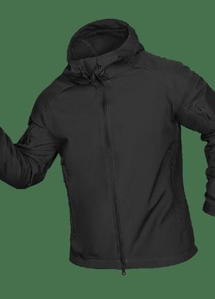 Куртка stalker softshell чорна (7226), xxl (7226(xxl))