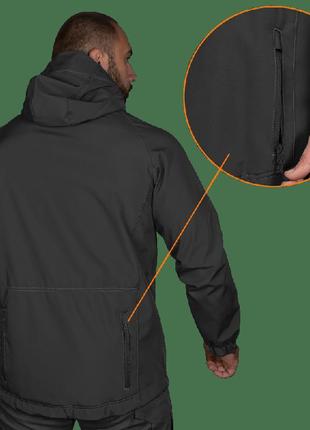 Куртка stalker softshell чорна (7226), xl (7226(xl))3 фото