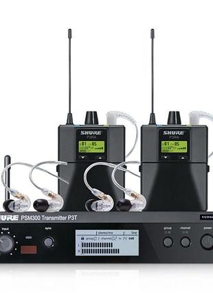 Системи персонального моніторингу shure p3tera215twp-k3e