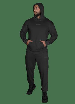 Спортивний костюм basic hood 2.0 чорний (7435), m (7435-m)