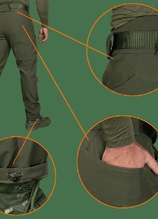 Штани softshell vent mesh олива (7396), s (7396-s) 6
